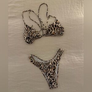 Heavy Manners Cheetah bikini set